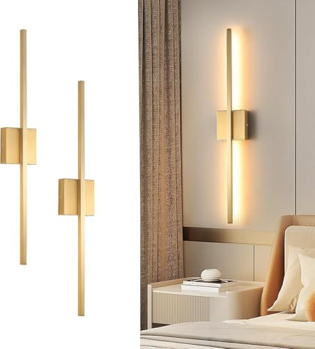 Gold Wall Sconces Set of Two (2 Count)