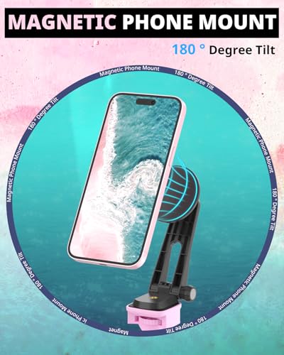 12'' LED Ring Light with 62'' Tripod Stand and Magnetic Phone Holder