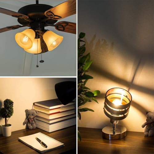 G40 Dimmable Amber LED Bulbs (2 Count)