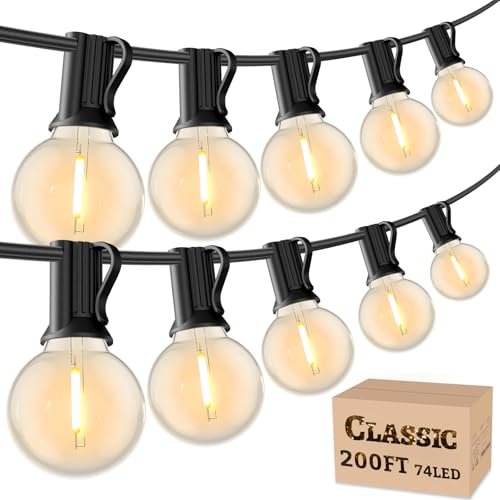 Outdoor String Lights 200 FT (200 Foot)