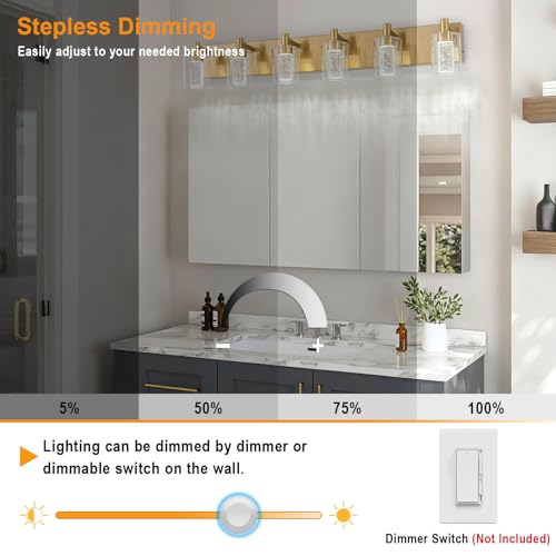 Vanity Light with 3 Color Modes