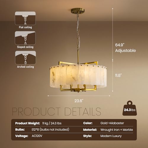 Alabaster Chandelier