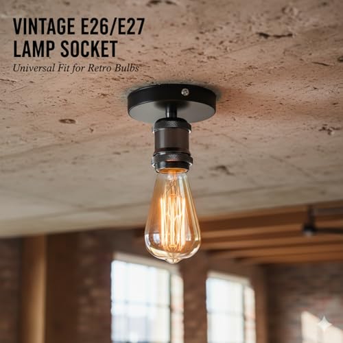 Vintage E26 E27 Lamp Socket