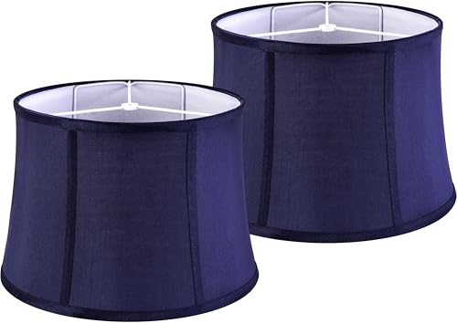 Blue Lamp Shades Set of 2