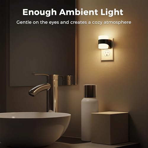 Colored Night Lights Plug into Wall (2 Count)