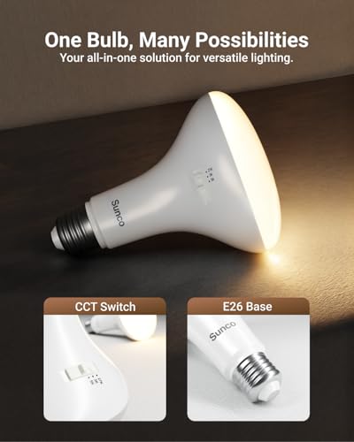Sunco 12 Pack BR30 LED Bulb Flood Light (12 Count)