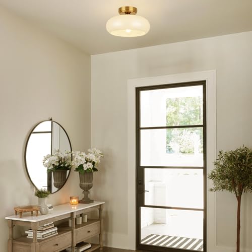Small Semi Flush Mount Ceiling Light Fixture