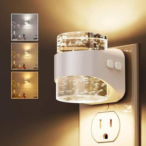 Night Light 3CCT Bubble Night Lights Plug into Wall