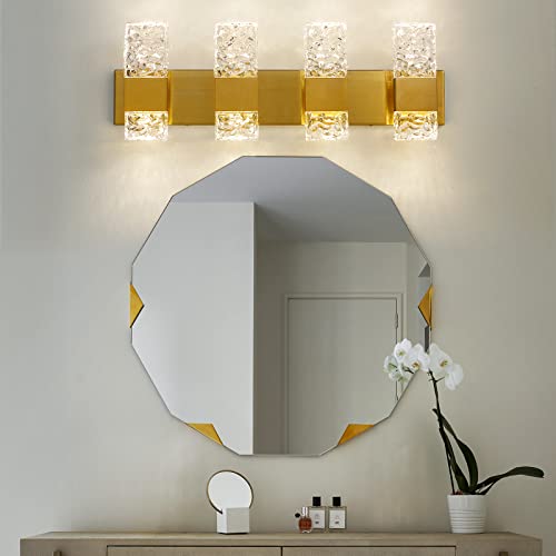 Gold Bathroom Vanity Light Fixtures