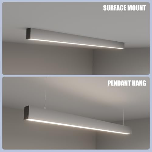 Silver 4FT 1Pack LED Linear Lights 50