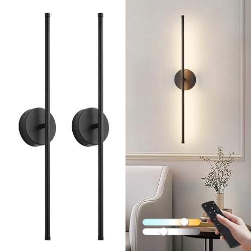 Removable Battery Operated Wall Sconces Set of Two (2 Count)