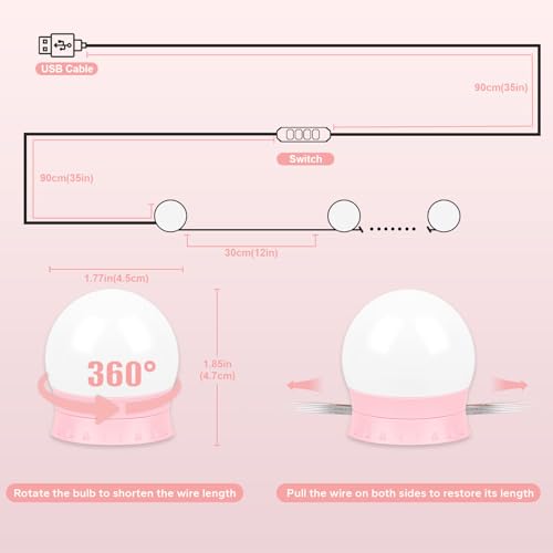 LED Vanity Lights For Mirror