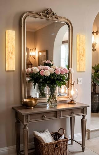 Alabaster Wall Sconces Natural Marble Bathroom Vanity Wall Light Fixture