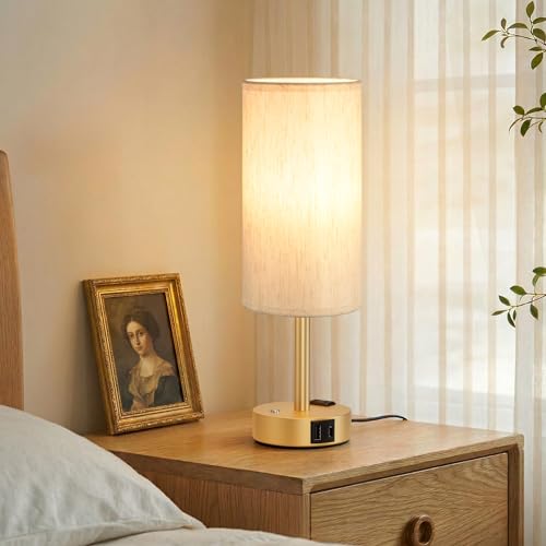 Gold Touch Bedside Lamp for Bedroom