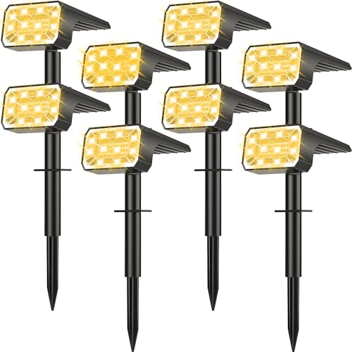 Solar Spot Lights Outdoor (8 Count)