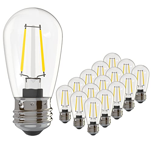 15 Pack 2W S14 LED Bulbs (15 Count)