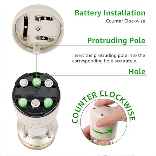 2000LM LED Camping Lantern Rechargeable