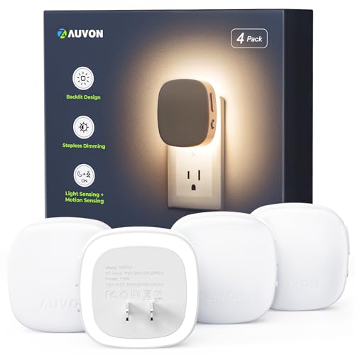 Plug in LED Backlit Night Light 4 Packs (4 Count)