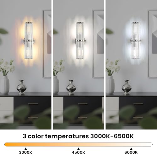 Crystal Wall Sconce Set of 2 (2 Count)