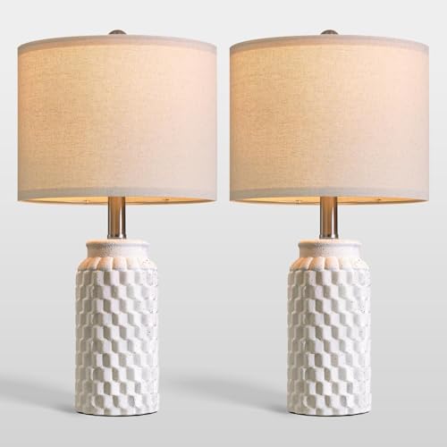20.5" Ceramic Table Lamps Set of 2 (2 Count)