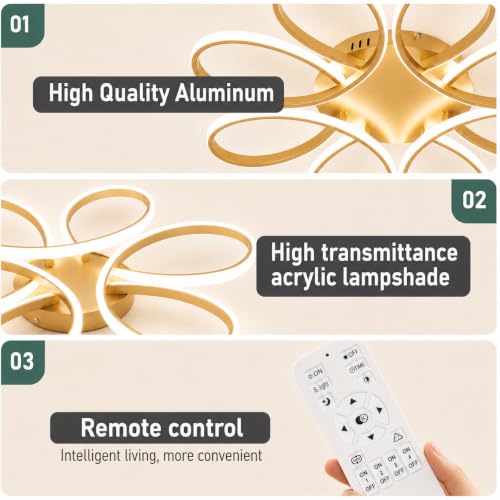 29.53 inch Modern LED Ceiling Light
