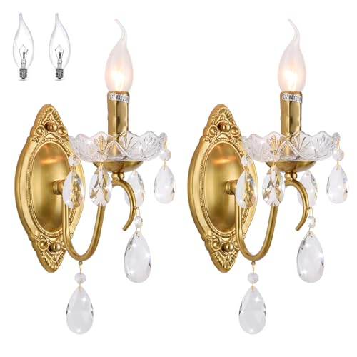 Crystal Wall sconces Set of Two