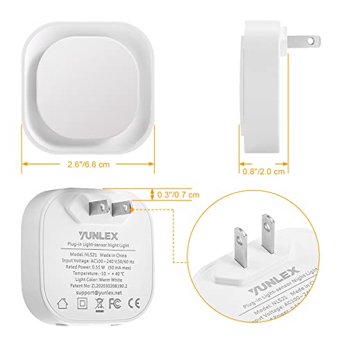 2 Pack Plug in Dimmable Night Light (2 Count)
