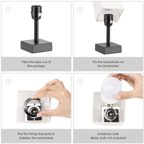 Small Bedside Table Lamp for Bedroom
