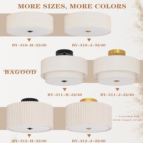 16 Inch Flush Mount Ceiling Light Fixture 3