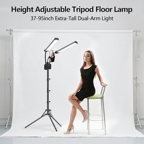 Selfie Light with 75'' Tripod Stand