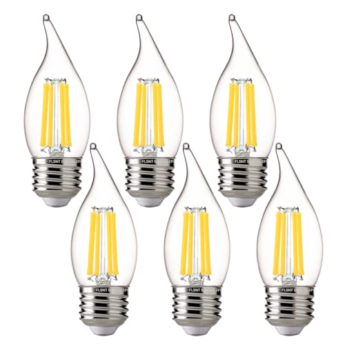 5000K Daylight LED Chandelier Edison Bulbs (6 Count)