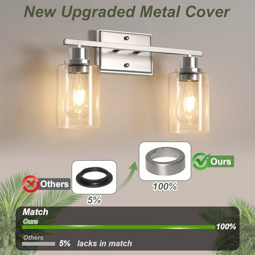 2 Light Bathroom Light Fixtures