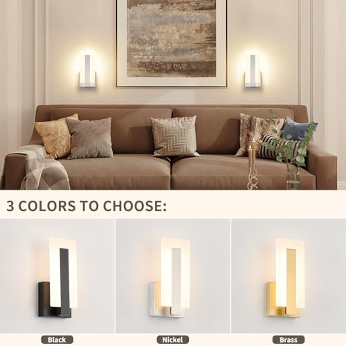LED Wall Sconce Set of 2