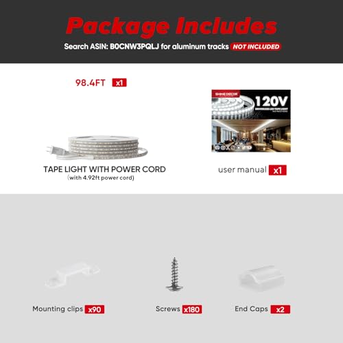 LED Strip Light Super Bright 24000LM