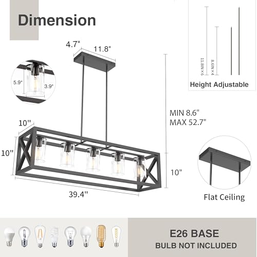 Farmhouse Dining Room Light Fixture