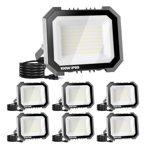 6 Pack LED Flood Lights Outdoor (6 Count)