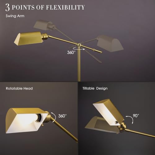 O’Bright Pharmacy Floor Lamp (Antique Brass)