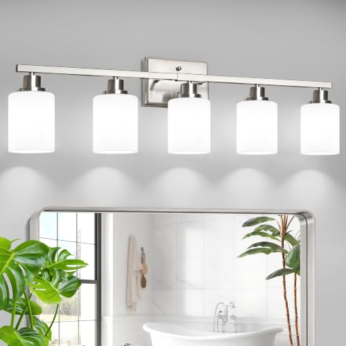 5 Light Bathroom Light Fixtures