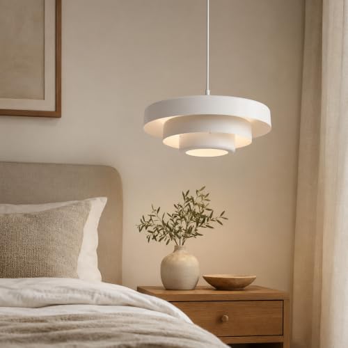 White Plug in Pendant Light