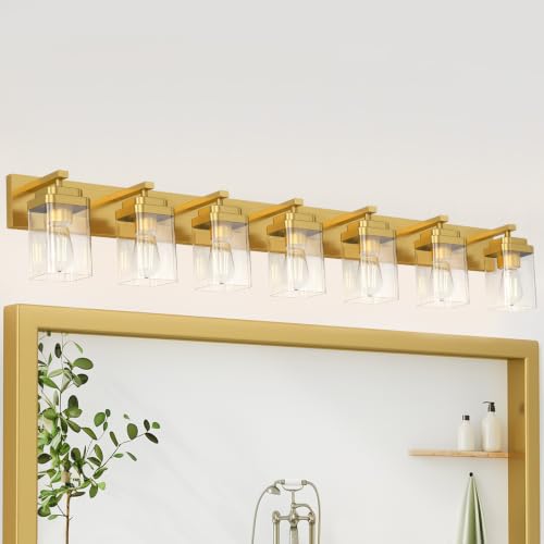 Brushed Gold Bathroom Light Fixtures