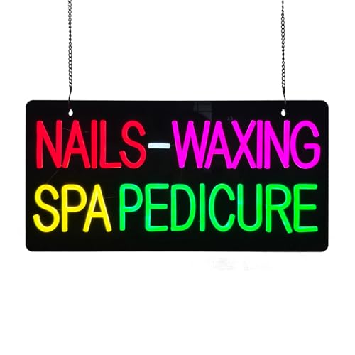 Nails Waxing Salon Sign