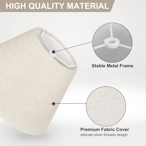 Glittery Lampshades Set of 2 (2 Count)