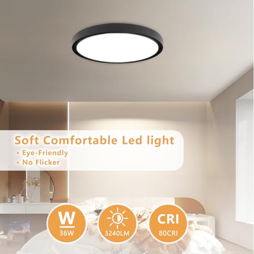 6PK 15.8 Inch Led Ceiling Light Flush Mount (6 Count)
