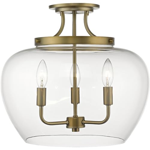 3 Light Semi Flush Mount 473SF