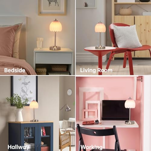 Rechargeable Table Lamp with 5200mAh Battery & Touch Control