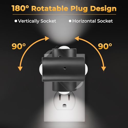 LED Night Lights Plug into Wall (4 Count)