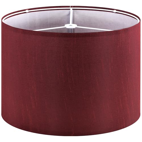 Large Burgundy Lamp Shade Set of 1