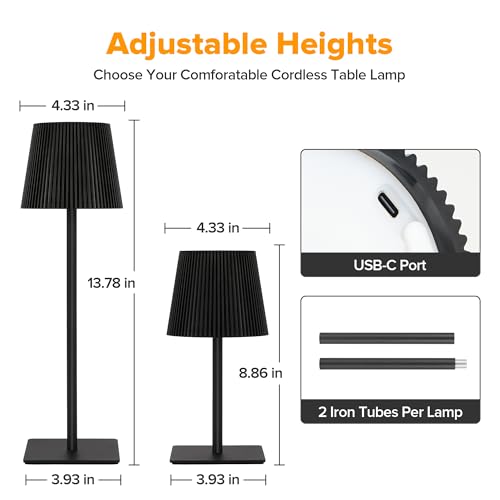 4 Pack Cordless Table Lamp (4 Count)