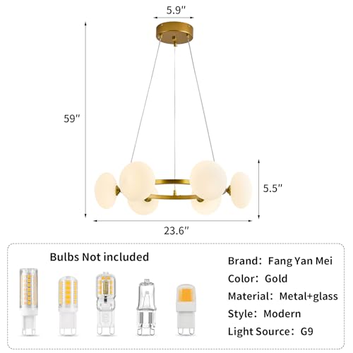 Modern Gold Chandelier