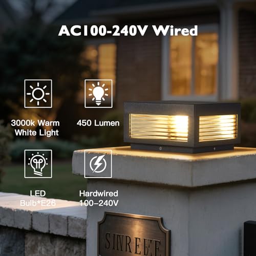 Outdoor Post Lights Hard Wired